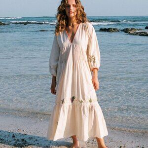 Christy Dawn Antonia Dress Ecru XS